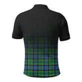 Forsyth Ancient Tartan Crest Polo Shirt - Thistle Black Style